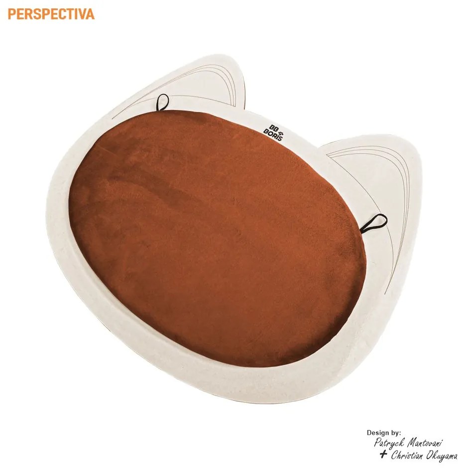 Arranhador de Parede para Gatos B100 Bege/Terracota - Sheep Estofados - Bege