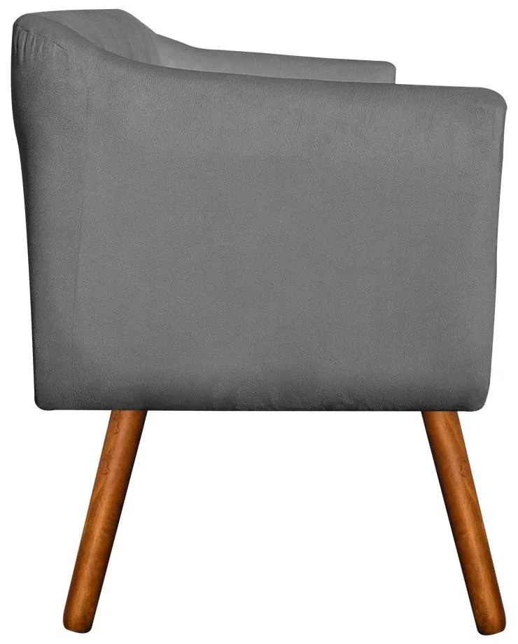 NAMORADEIRA JULIA 2 LUGARES SUEDE GRAFIT