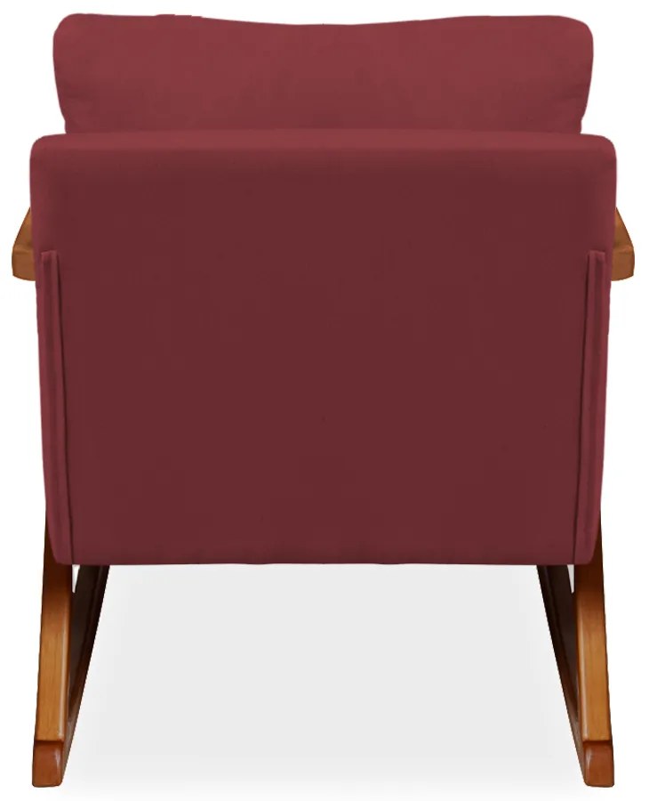 Poltrona Mona Amber Balanço Veludo Bordo
