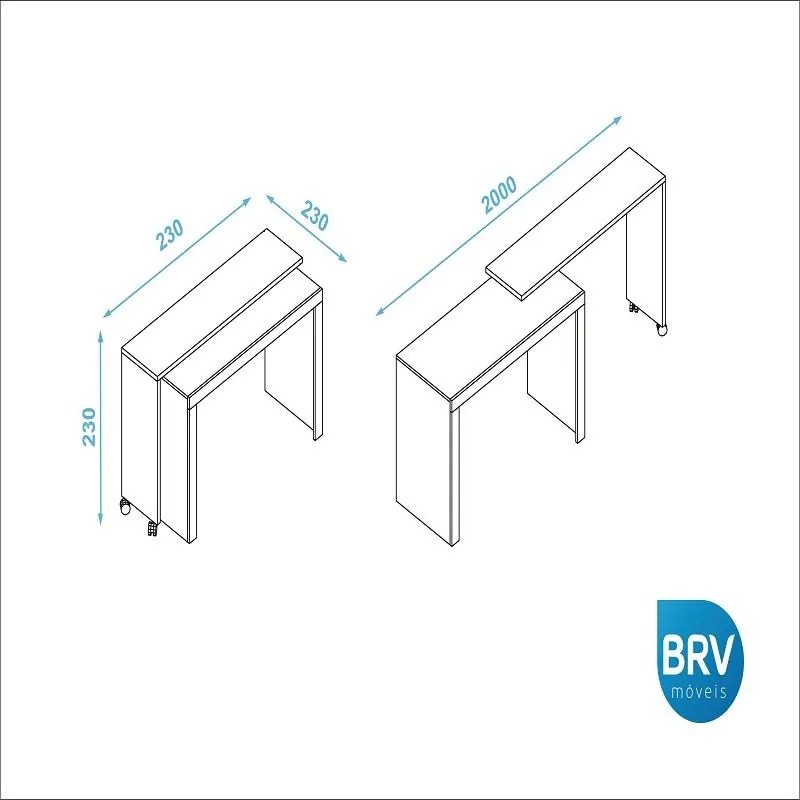 Mesa escrivaninha Para Computador Bc 31 - Branco