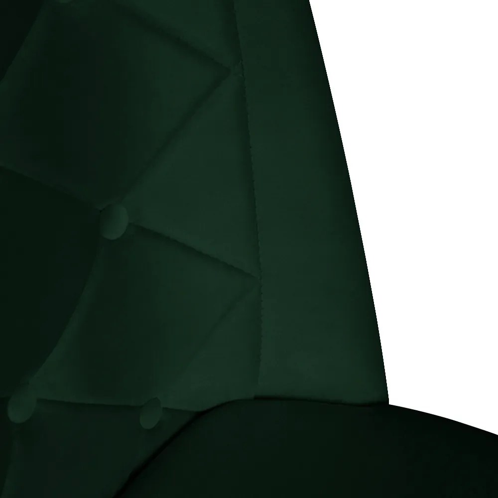 Cadeira de Jantar Micheli Suede Verde Bandeira