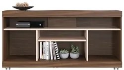 Rack Bancada para TV até 55 Polegadas 136cm Yara Nogueira Real/Off Whi