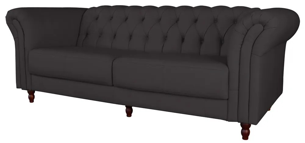 Sofá 2 Lugares Maggiore 180cm Couro Marrom G58 - Gran Belo
