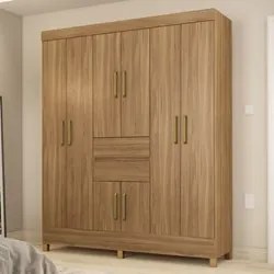 Guarda Roupa Casal 8 Portas 2 Gavetas Munique  D02 Amendola Touch - Mp