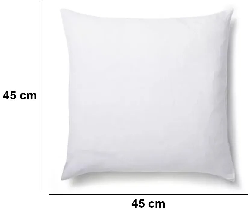 Kit 02 Refil Enchimento de Almofada 45x45 cm - D'Rossi