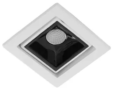 Plafon Led Embutir Picco 3W 48 2700K - BRANCO