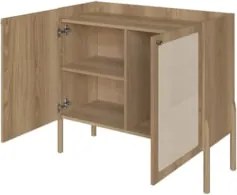 Balcão Aparador Buffet Cantinho do Café Pés Madeira Arlo A10 Hanover -