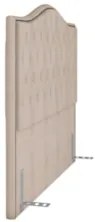 Cabeceira Cama Box Casal 140cm Siena Z37 Linho Bege Cru - Mpozenato