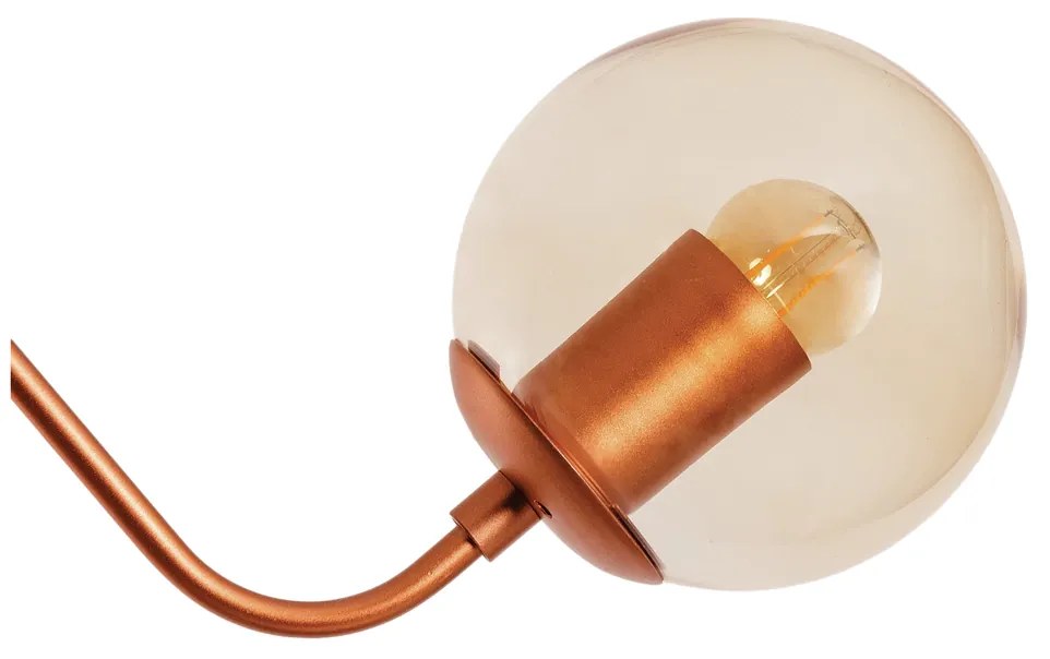 Globo De Vidro Ø14Cm Ambar / Reposição | Usina 49/146 Ab (AMBAR)