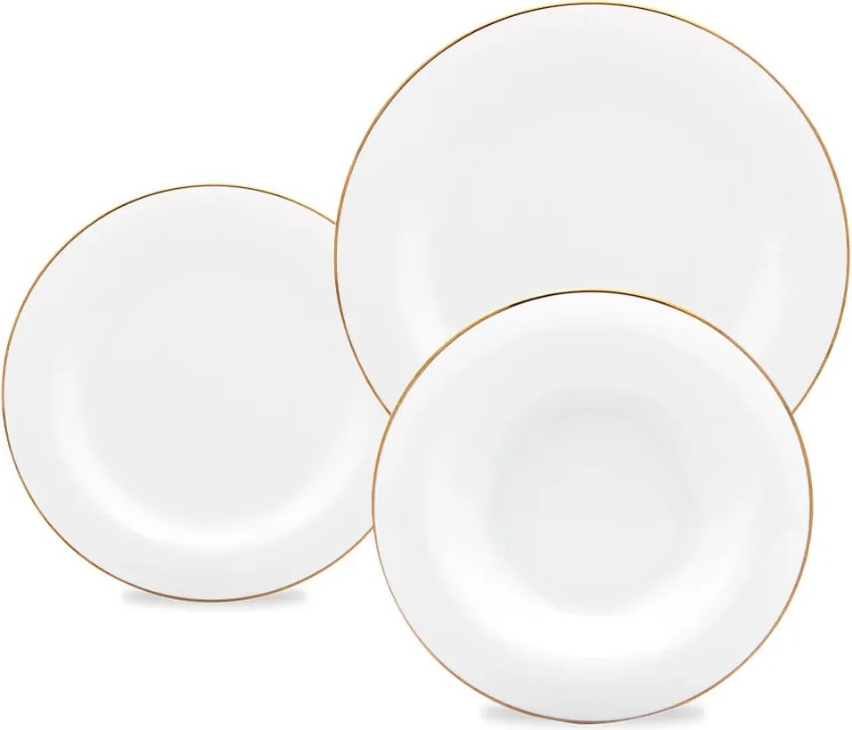 Jogo de Baixelas 18 Peças Gold