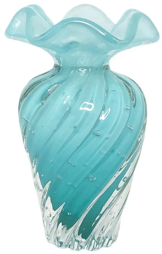 Vaso em Murano Touxinha Rambla Amazonita