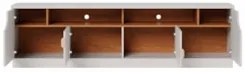 Rack Bancada Para TV 75 Pol 200cm Brescia Off White/Freijó C05 - Mpoze