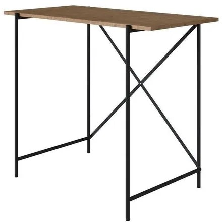 Escrivaninha Kea Tampo Vermont com Base Aco Preto Fosco 90 cm - 56382 Sun House