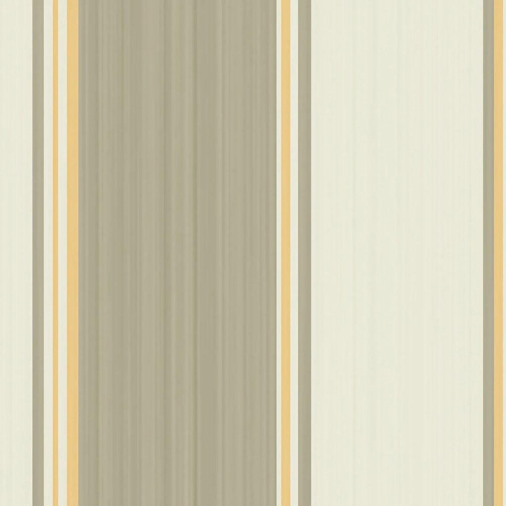 Papel de Parede Listrado amarelo e verde 0.52m x 3.00m