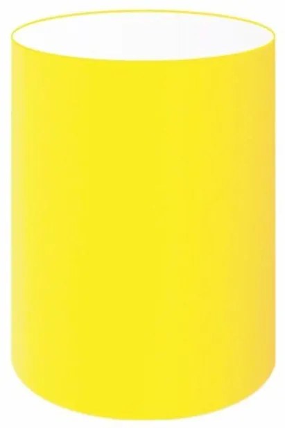 Cúpula Abajur Cilíndrica Cp-8002 Ø13x30cm Amarelo