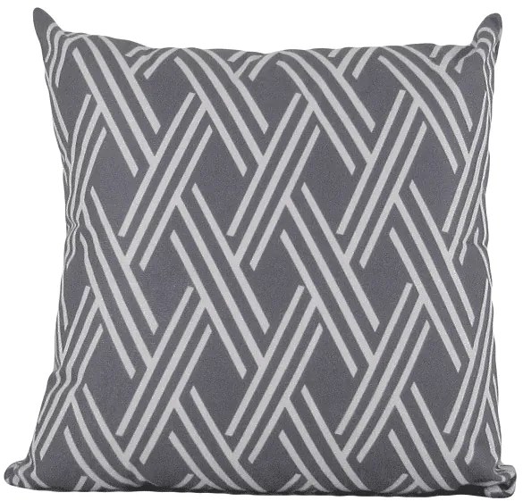 3 Capas para Almofadas Soft Veludo Geométrico Cinza 43x43cm