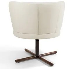 Kit 2 Poltronas Decorativas Melissa Base Xis Giratória Veludo C-309 Be