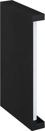 Arandela Led Aluminio Preto 6W 400Lm Ip65 110 3000K Reflex