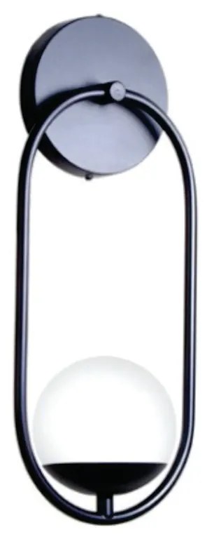 Arandela Elo Globo 16X16X38Cm Metal E Globo Ø12Cm 01Xg9 |Old Artisan A... (ROSÊ FOSCO / COBRE BRILHO, FOSCO (BRANCO))