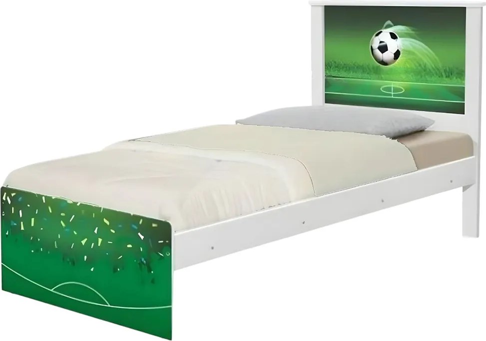 Cama Solteiro Infantil 195x96cm para Quarto Personagens K02 - D'Rossi - COPA FUTEBOL