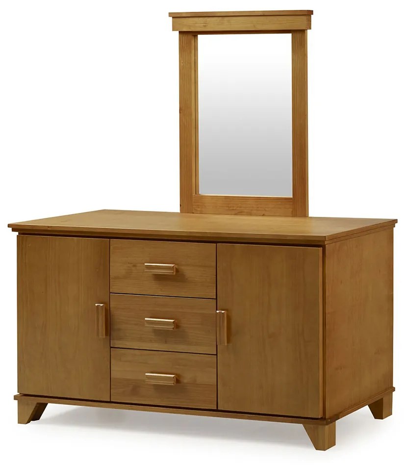 Cômoda Penteadeira Slim 2 Portas 3 Gavetas Domus
