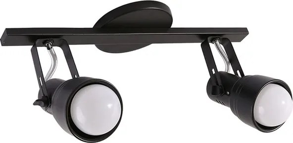 Spot Sobrepor Trilho Aluminio 35Cm - PRETO