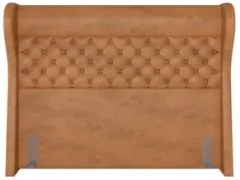 Cabeceira Cama Box Casal 140cm Trinidad Z37 Sintético Caramelo - Mpoze
