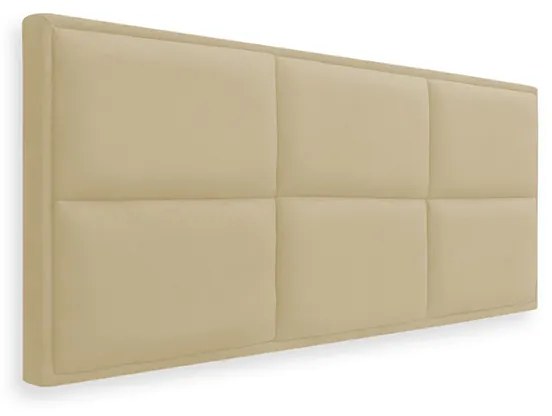 Cabeceira Painel Cama Box Solteiro 100cm Nina Suede Bege - Sheep Estofados - Bege