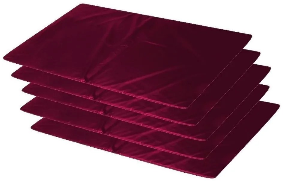Kit 10 Colchonetes Gin�Stica Academia 100X50X3Cm Orthovida (Vermelho)
