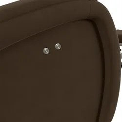 Poltrona do Papai Reclinável Kalie Power Touch USB FH9 Veludo Marrom -