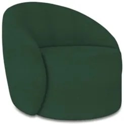 Sofá 4 Lugares 220cm Wendi e Poltrona Steve Boucle Verde I01 - Mpozen