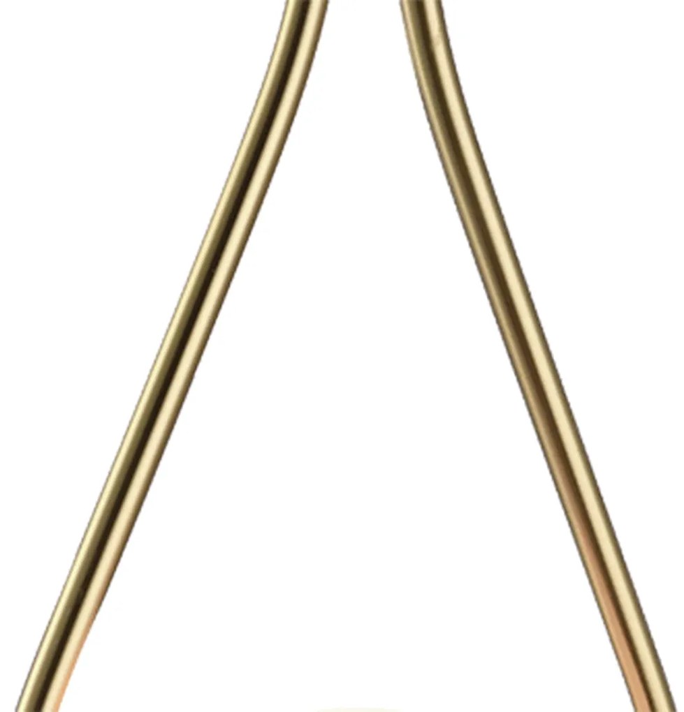 Arandela Pingo Metal Bronze Vidro Branco Ø20X42Cm 1Xg9 | Bella Ilumina...