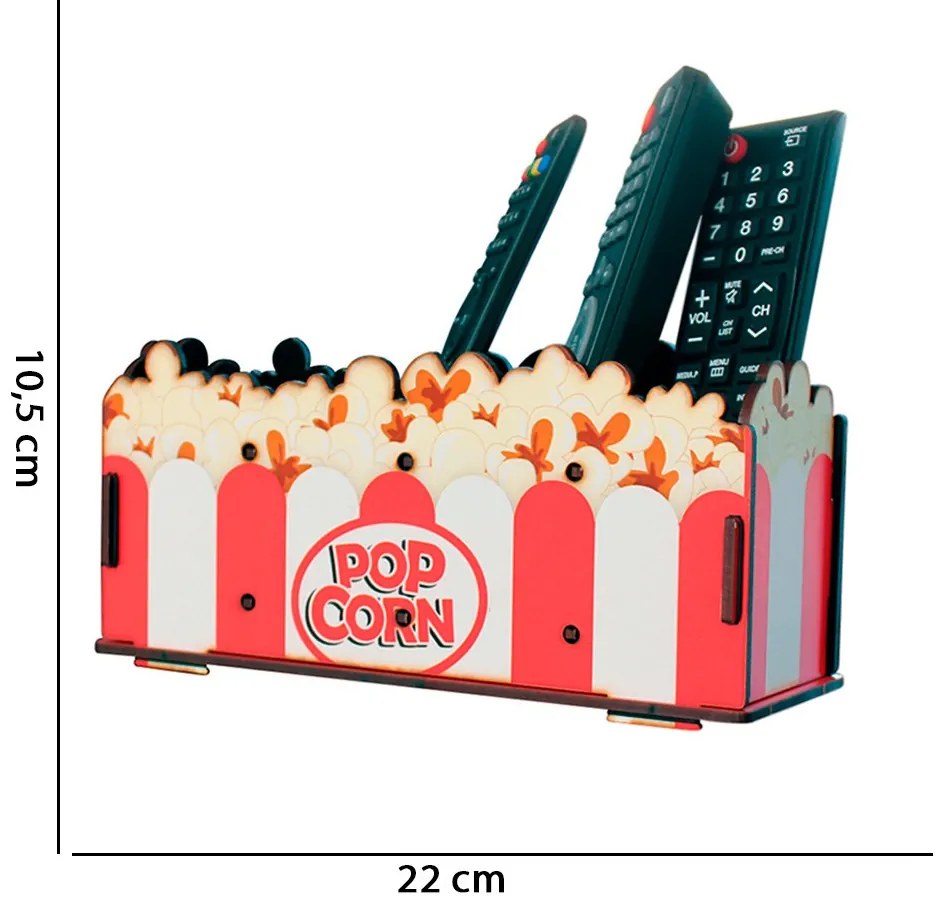 Porta Controle Remoto Pop Corn - D'Rossi