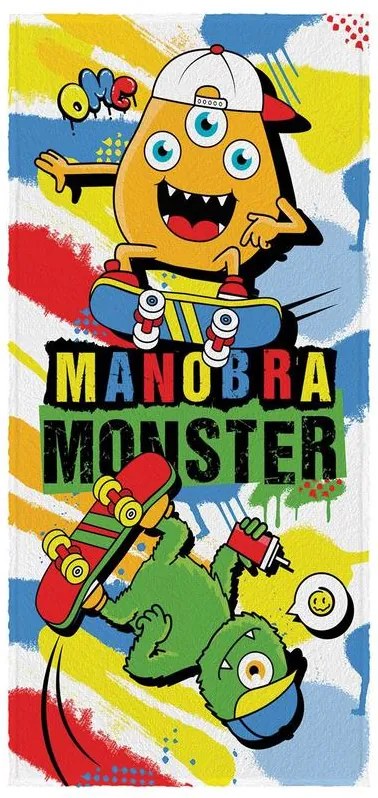 Toalha de Banho Felpuda Monster 1 Peça
