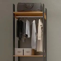 Guarda Roupa Closet Industrial com Cabideiro 4 Prateleiras TW402 Freij