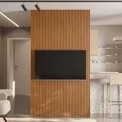 Painel Ripado Decorativo Sala Quarto 141x250cm Prime Plus L06 Nature F