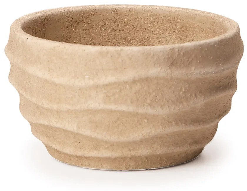 Cachepot em Cimento Bege - 10x23