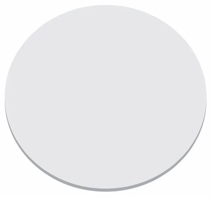 Disco Circular 30cm Branco P/ Lustre Tampa Luminaria 2mm x30cm Td-6004