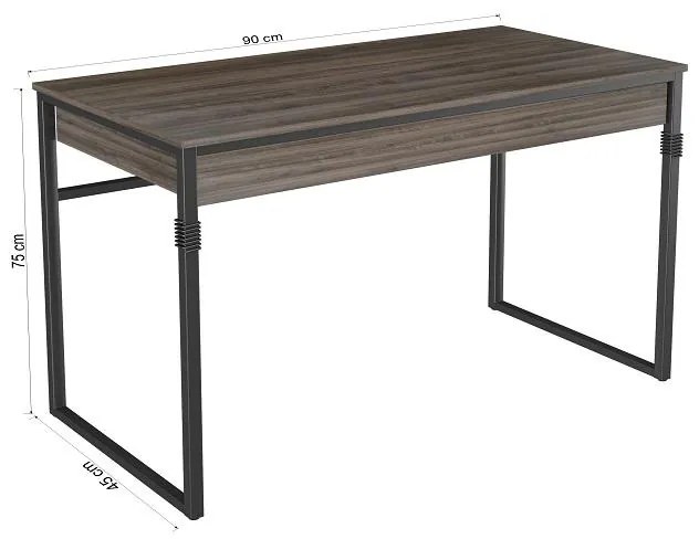 Mesa Escrivaninha para Computador 1 Gaveta Industrial Aço