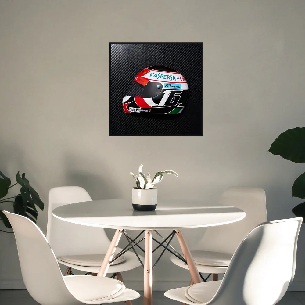 Quadro 3D Decorativo Helmet CL SF90 Branco - Gran Belo