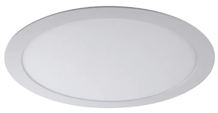 Luminária De Embutir Redondo 12W 6500K Led Bivolt Ø16,8X2,5Cm Downligh... (Branco)