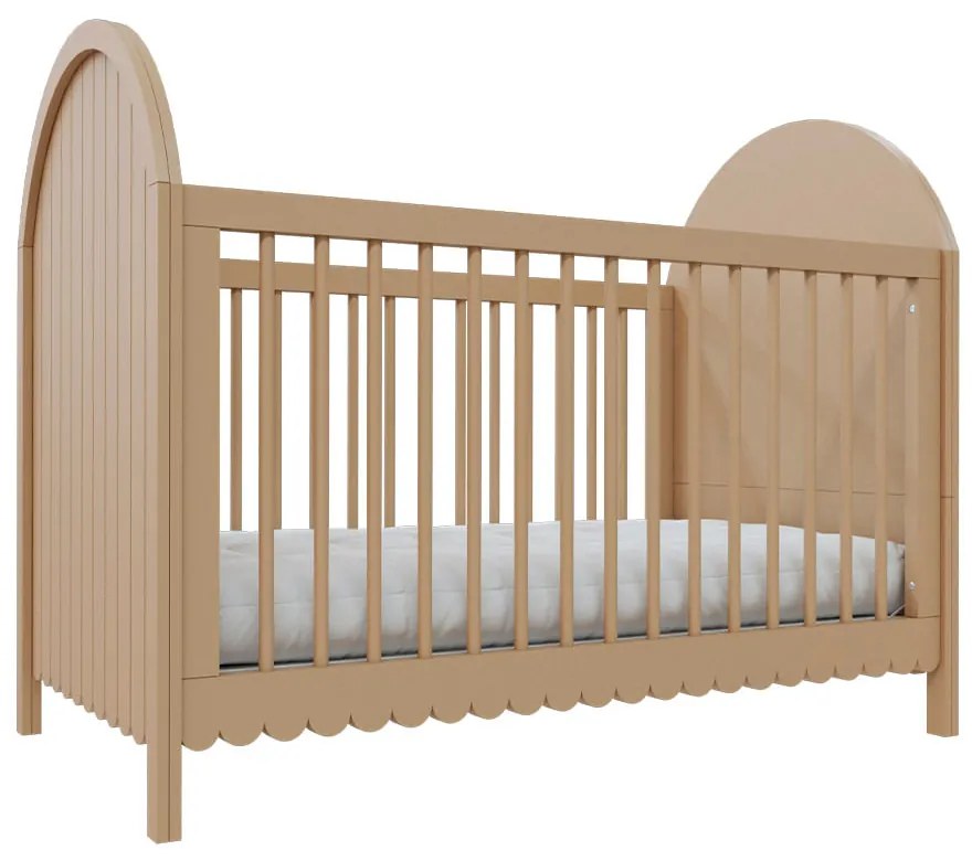 Berço Mini Cama Rococó - Capuccino