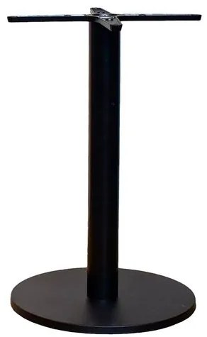 Base Mesa Pisa Aço Carbono Preto - 55488 Sun House
