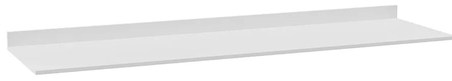 Tampo para Balcão de Cozinha com Rodapé Torfi 180cm MDP/BP Branco G96 - Gran Belo