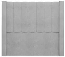 Cabeceira Casal Queen Cama Box 160cm Claire Z04 Boucle Cinza - Mpozena