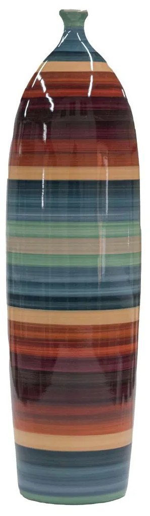 Vaso Garrafa decorativo em Cerâmica Carolina Haveroth – Uyuni Alto Brilho