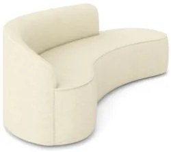 Sofá 4 Lugares Para Sala 220cm Orgânico Wendi Linho Bege I01 - Mpozen