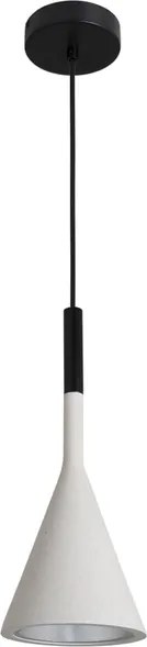 Pendente Metal E Cimento Grano - BRANCO