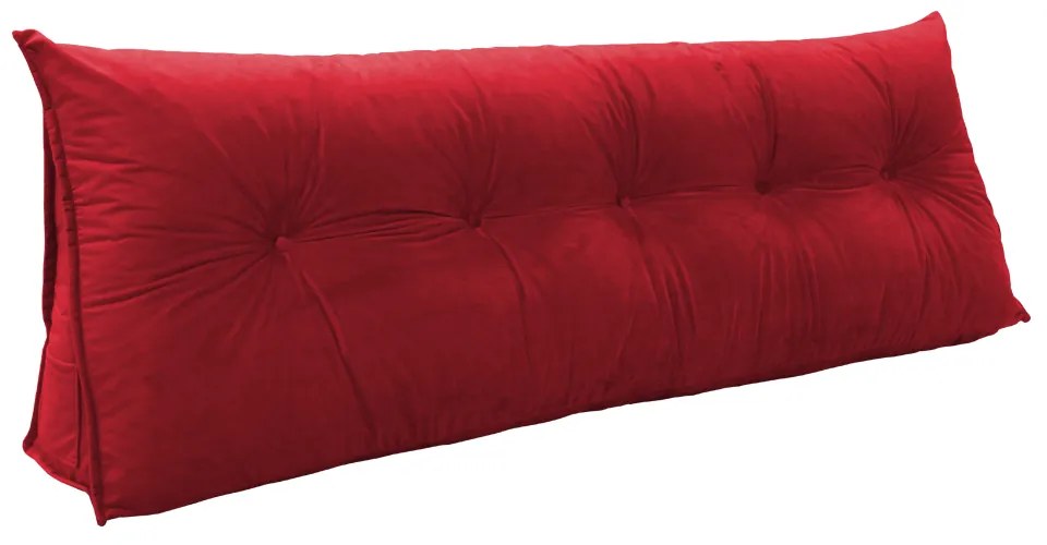 Kit Almofada Mel 1,00 + 4 Almofadas 40x40 Suede Vermelho