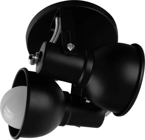 Spot Sobrepor Alumínio 12cmxø9cm - PRETO